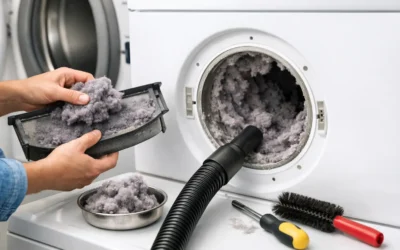 How to Clean Dryer Lint Buildup the Safe Way