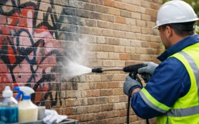 How to Remove Exterior Graffiti Without Damage